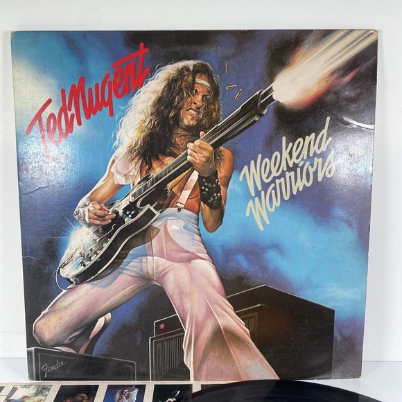 Ted Nugent - Weekend Warriors Vinyl LP - 1978 First Press - Epic FE 35551 - Picture 2 of 9